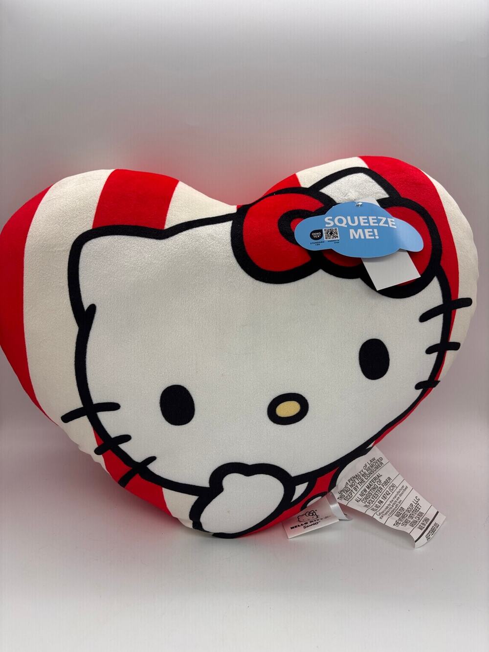 NWT Sanrio Hello Kitty heart shaped pillow